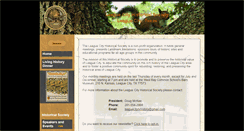 Desktop Screenshot of leaguecityhistory.org